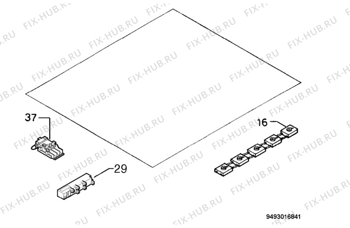 Взрыв-схема плиты (духовки) Aeg Electrolux 35771G-M - Схема узла Electrical equipment 268